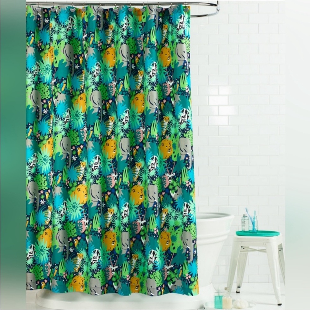 Charter Club Kids Jungle Shower Curtain NWT, Created for Macy's